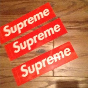 Supreme bag and sticker combo